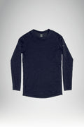 Crew Neck Long Sleeve Shirt in Navy