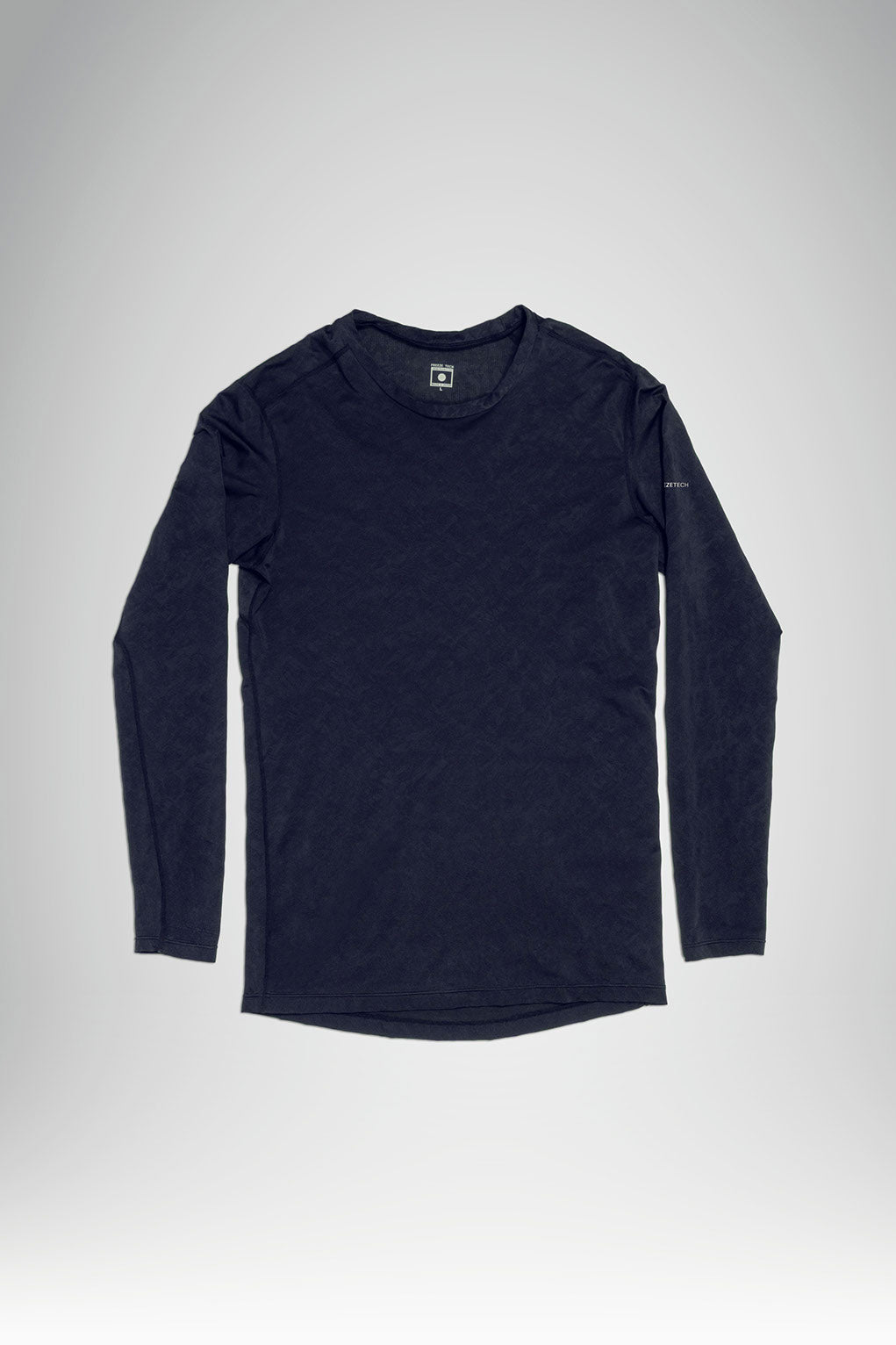 Crew Neck Long Sleeve Shirt in Navy