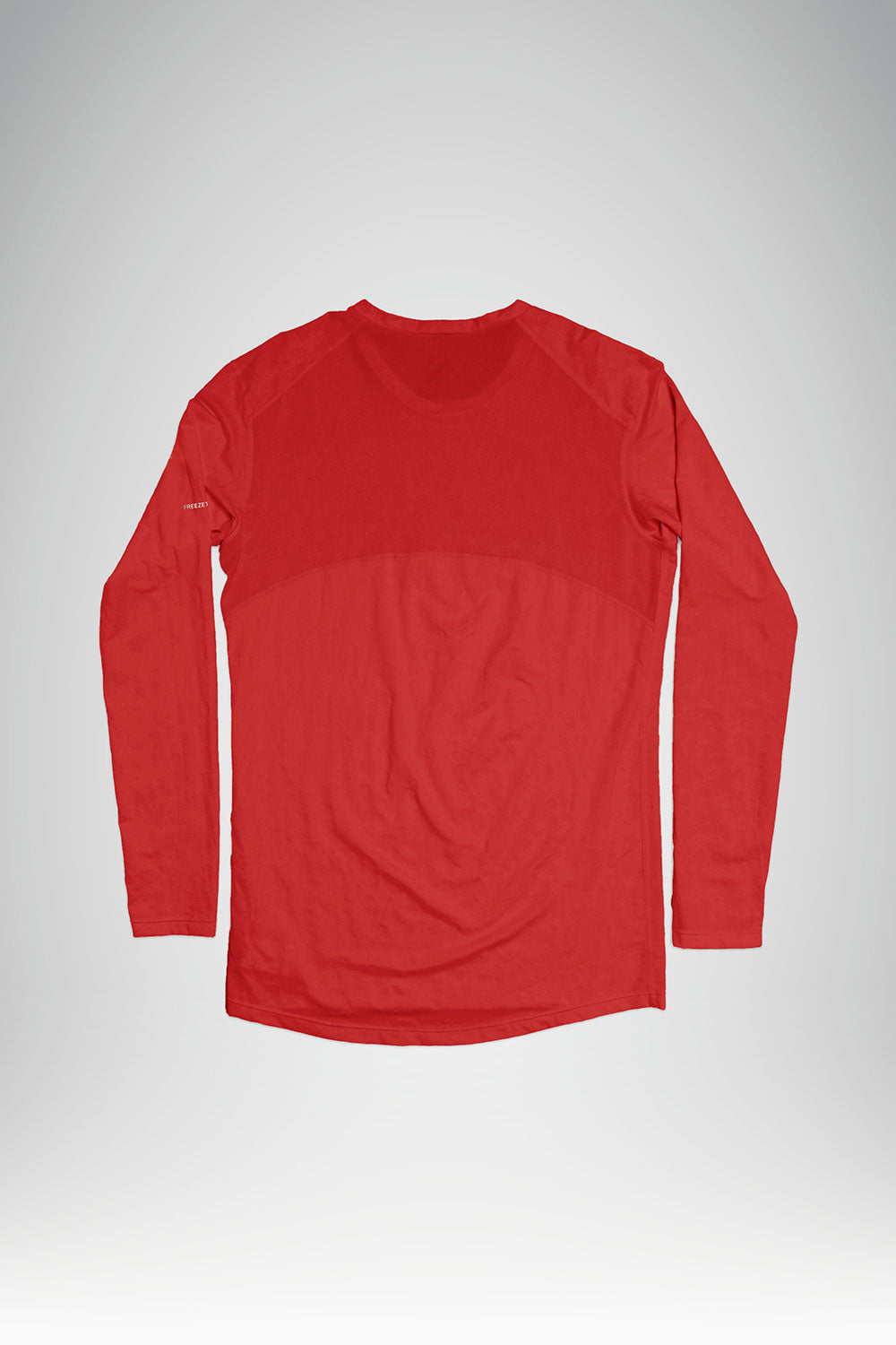 Crew Neck Long Sleeve Shirt in Red