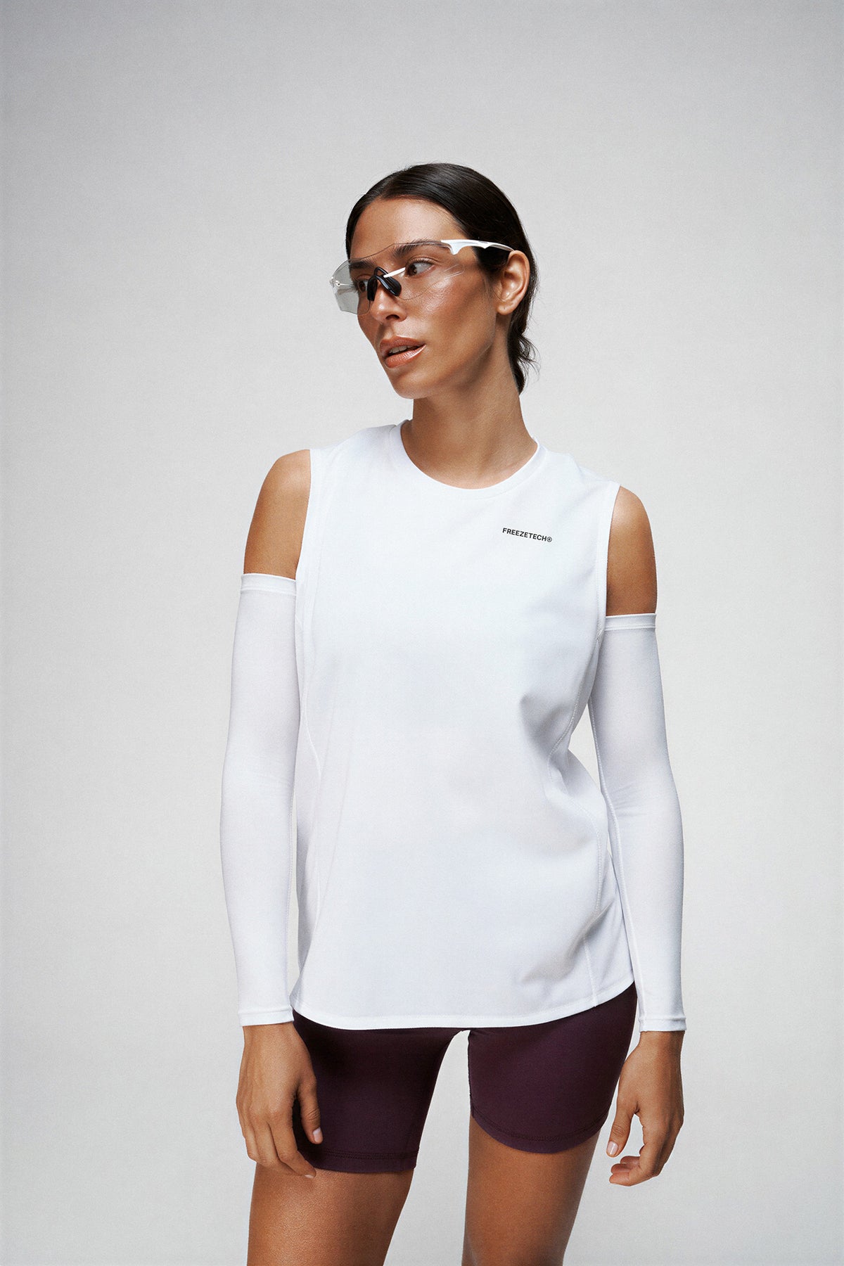 Cooling Arm Sleeve in White