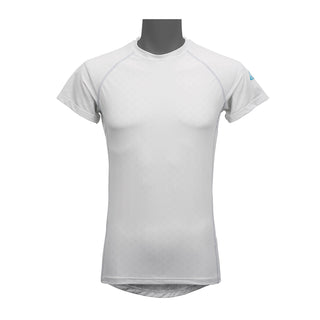Crew Neck Short Sleeve Shirt in White