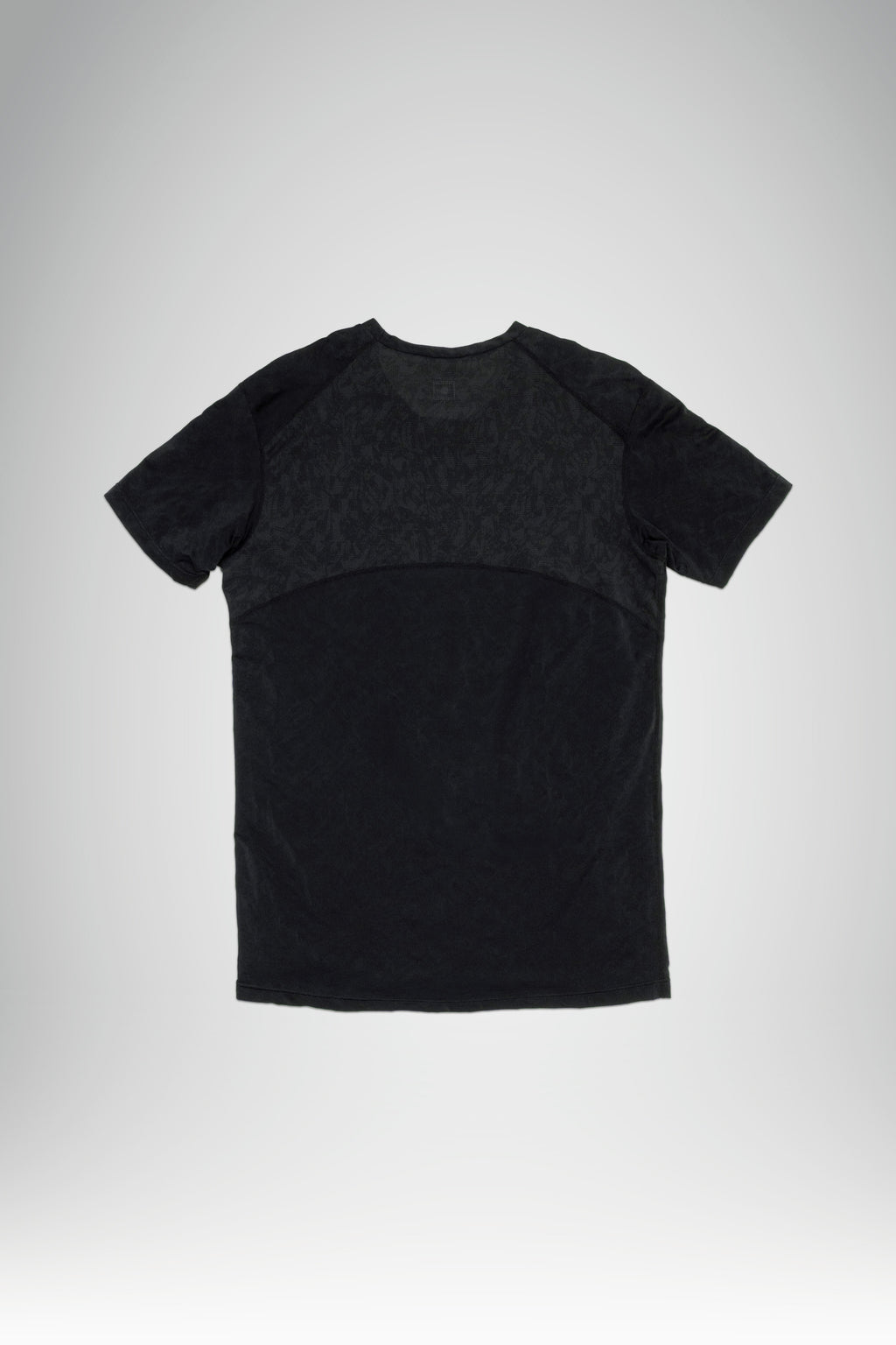 Crew Neck Short Sleeve Shirt in Black