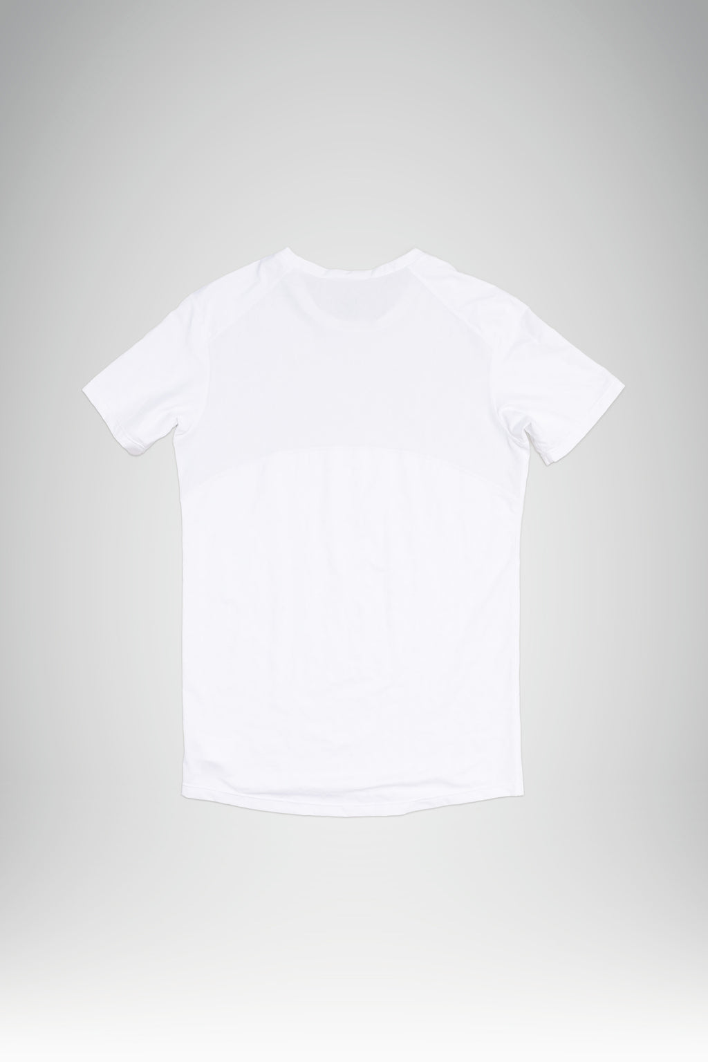 Crew Neck Short Sleeve Shirt in White