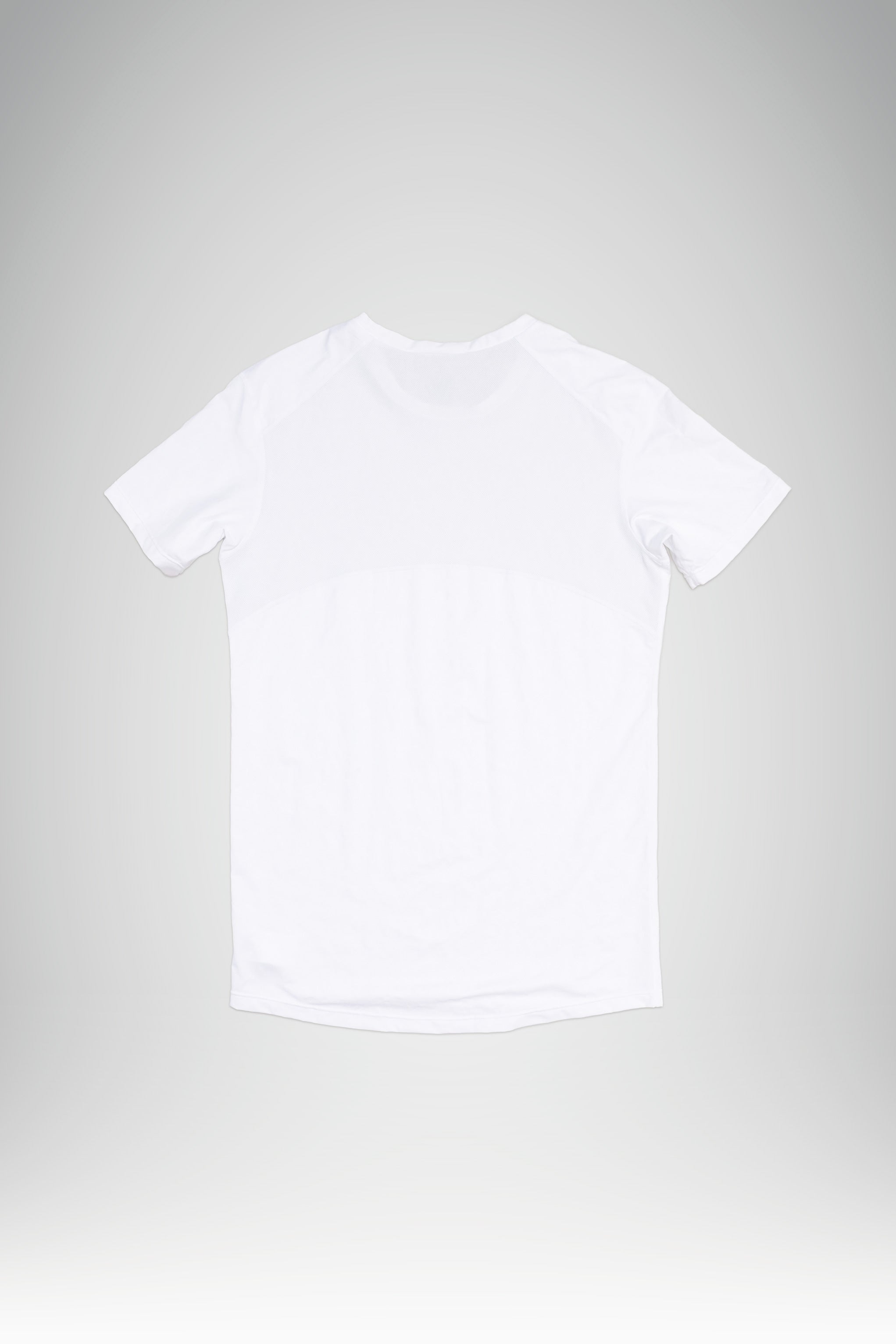 Crew Neck Short Sleeve Shirt in White